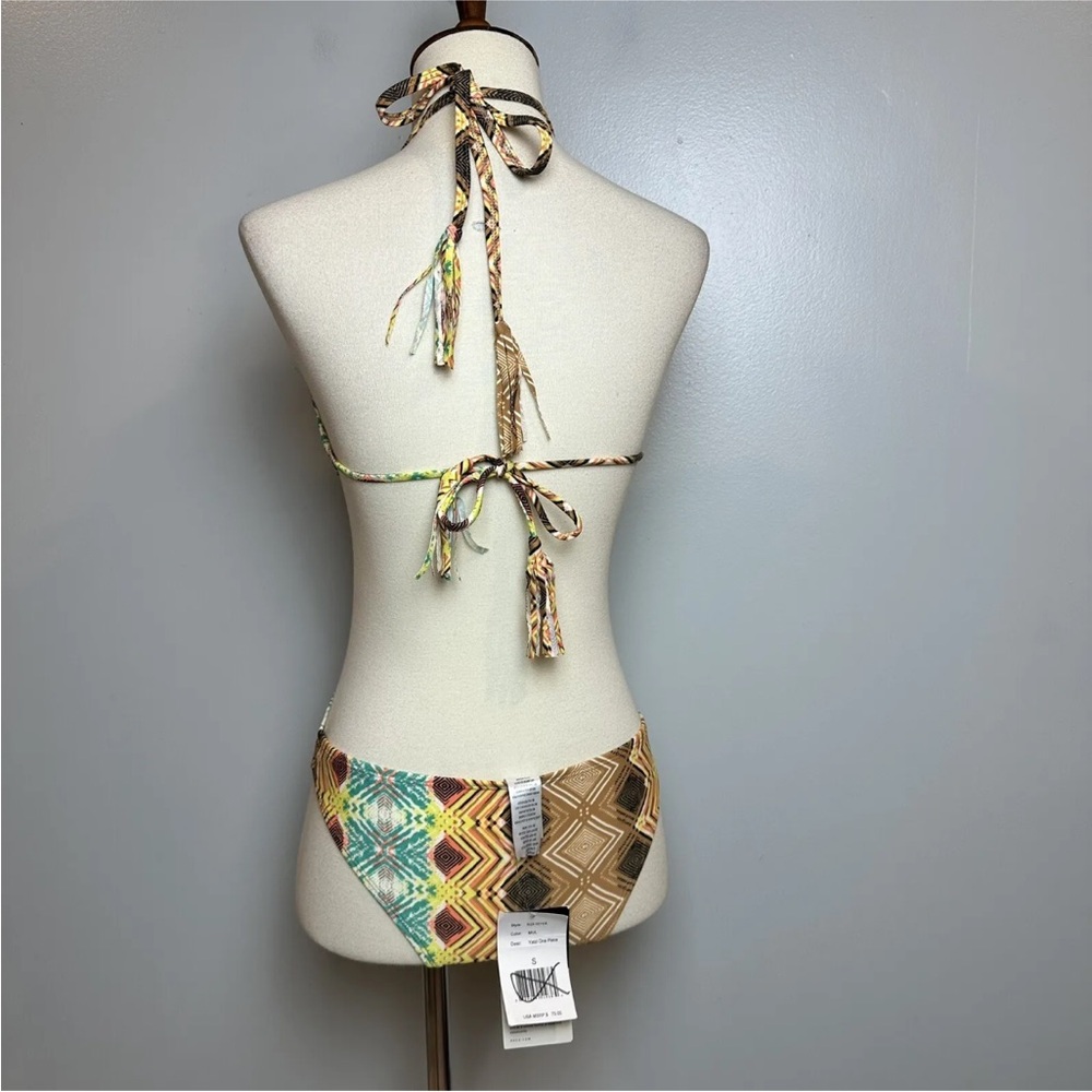 ⭐️NWT⭐️ RVCA "Yatzi" Boho Fringe one-piece swimsuit - Size: S - Picture 6 of 16